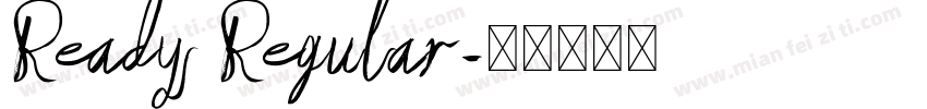 Ready Regular字体转换
